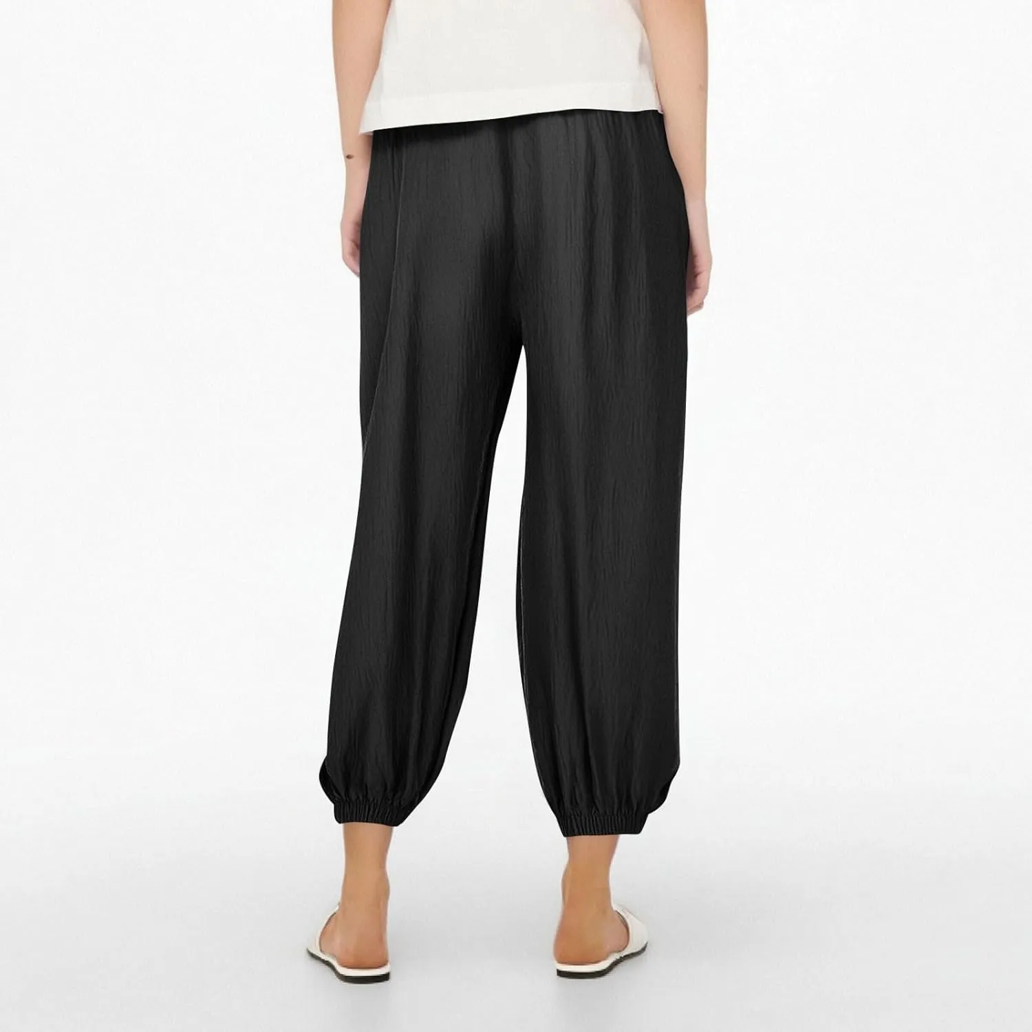 Yoga Pants for Women Lounge, Plus Size Pants for Curvy Women High Waisted Linen Wide Leg Business Casual Trousers
