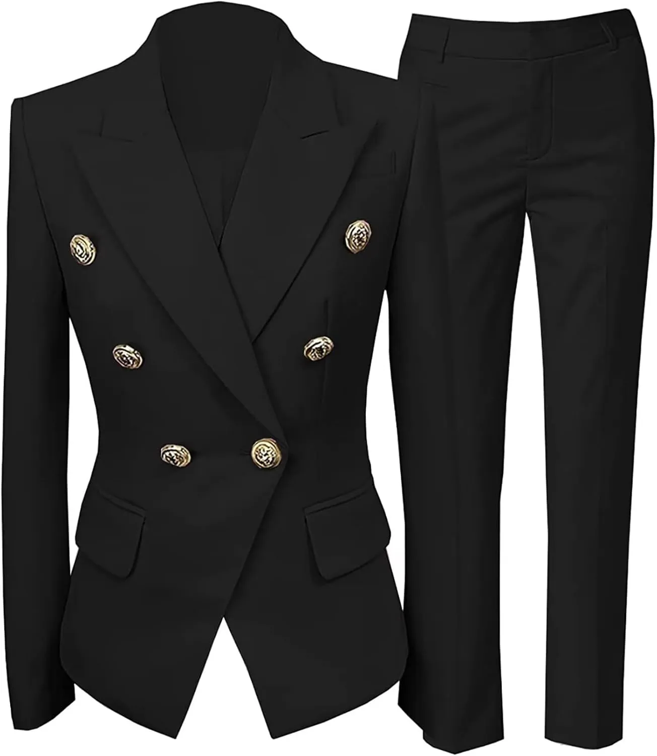 YUVUXE 2 Piece Suit Women Pantsuits Wedding Tuxedos Party Wear Suits Formal Business Suits