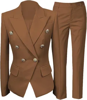 YUVUXE 2 Piece Suit Women Pantsuits Wedding Tuxedos Party Wear Suits Formal Business Suits